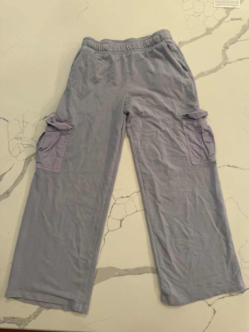 Cat & Jack Girls cargo sweatpants purple large